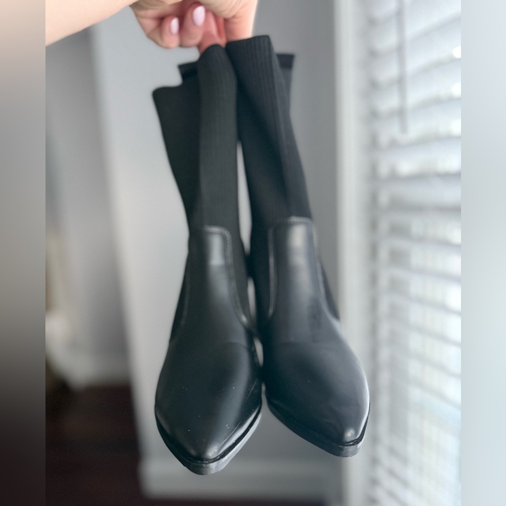 Elegant Black Women's Ankle Boots - Picture 8 of 8